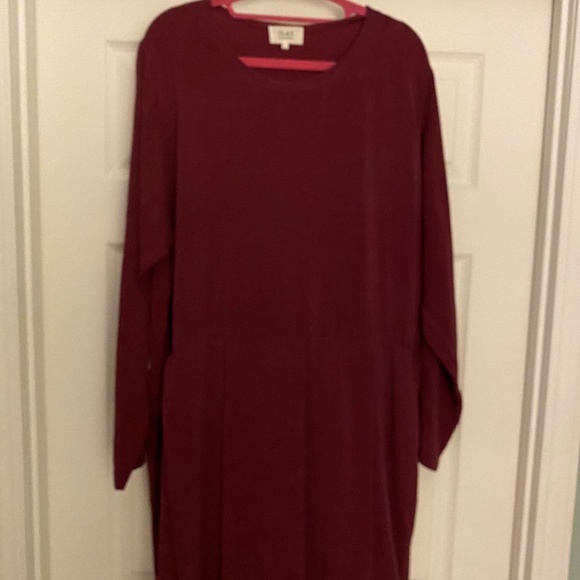 Jeanne Angelheart FLAX RAISIN Dress Tunic ~ Large XL 1X - Picture 1 of 6